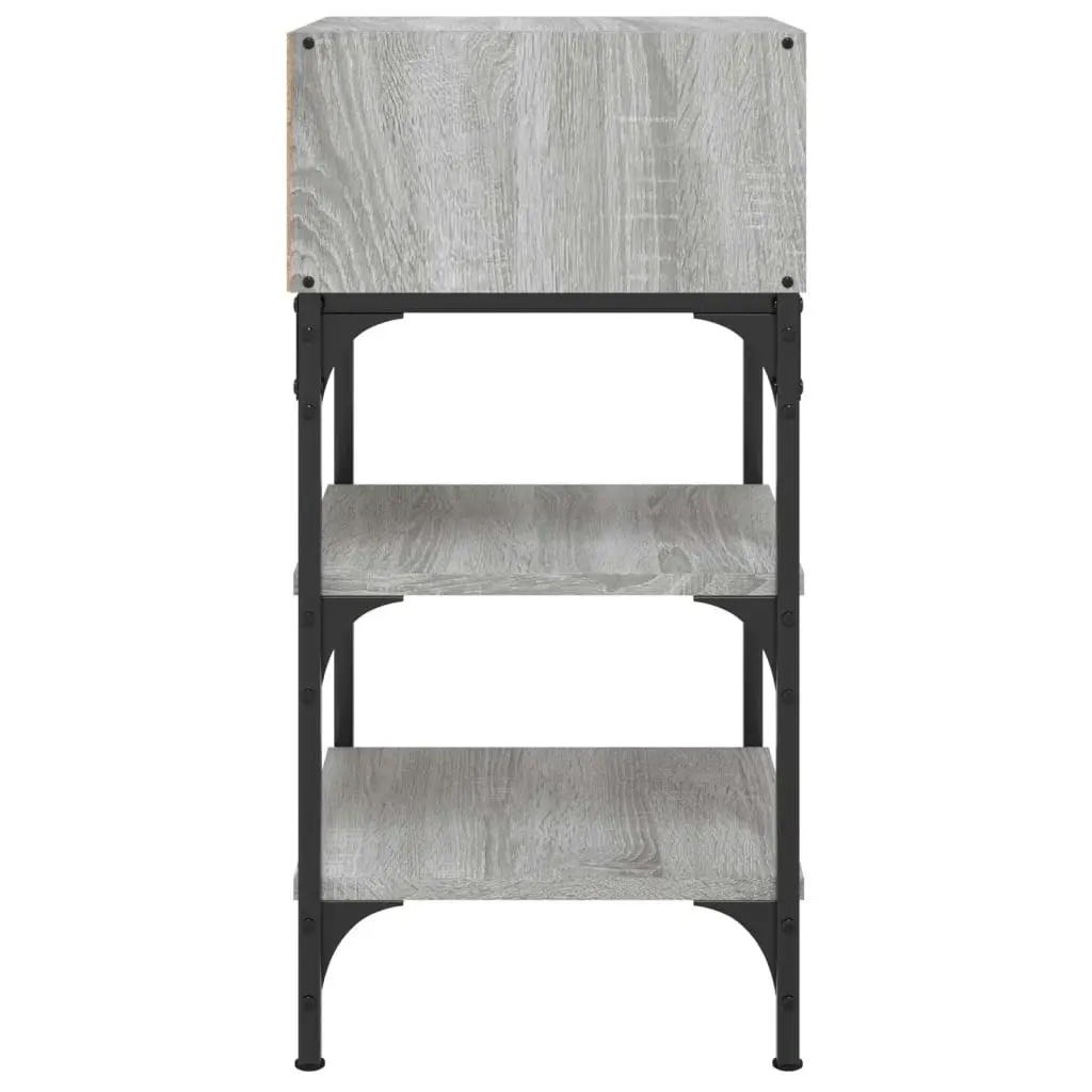 Bedside Tables 2 pcs Grey Sonoma 35x34.5x70 cm Engineered Wood 825890