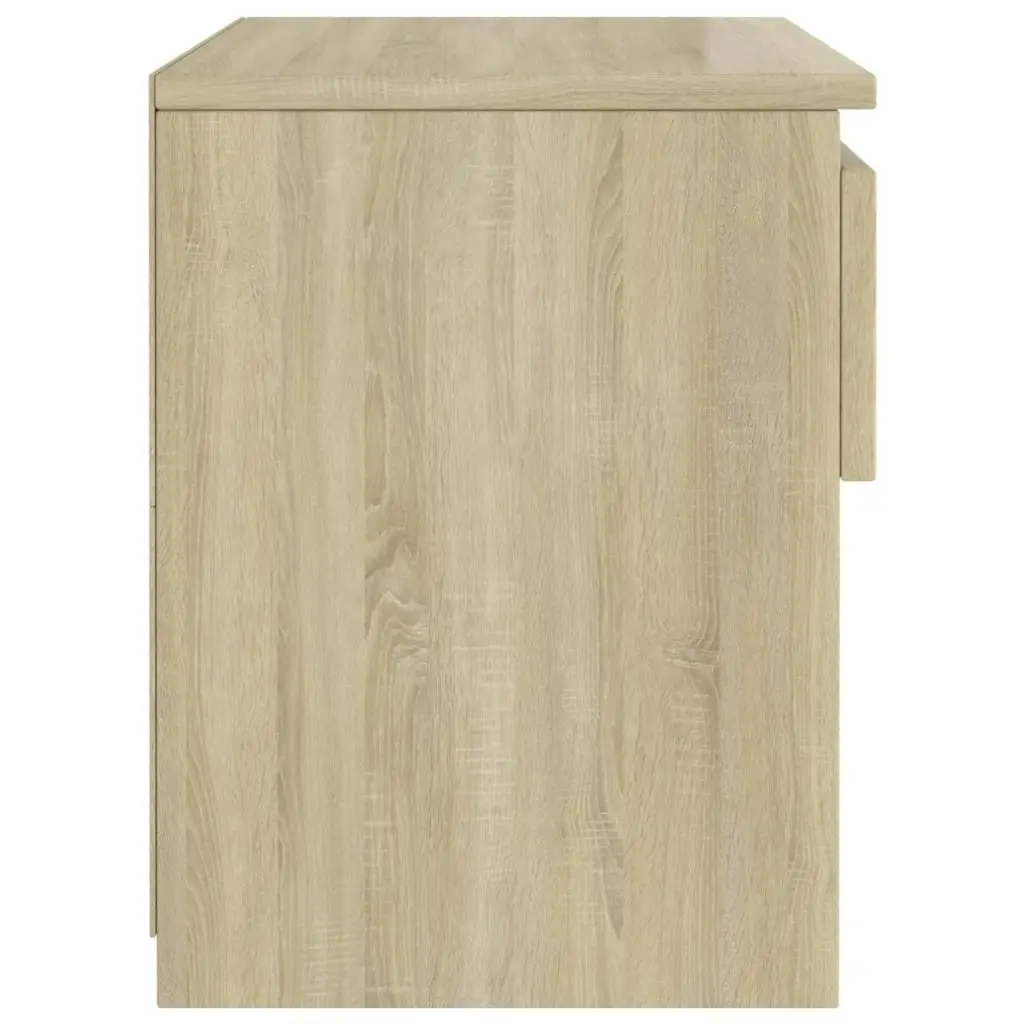 Bedside Cabinets 2 pcs Sonoma Oak 40x30x39 cm Engineered Wood 803450