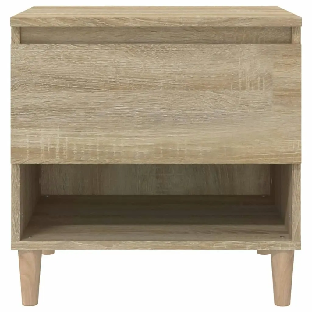 Bedside Table Sonoma Oak 50x46x50 cm Engineered Wood 819538