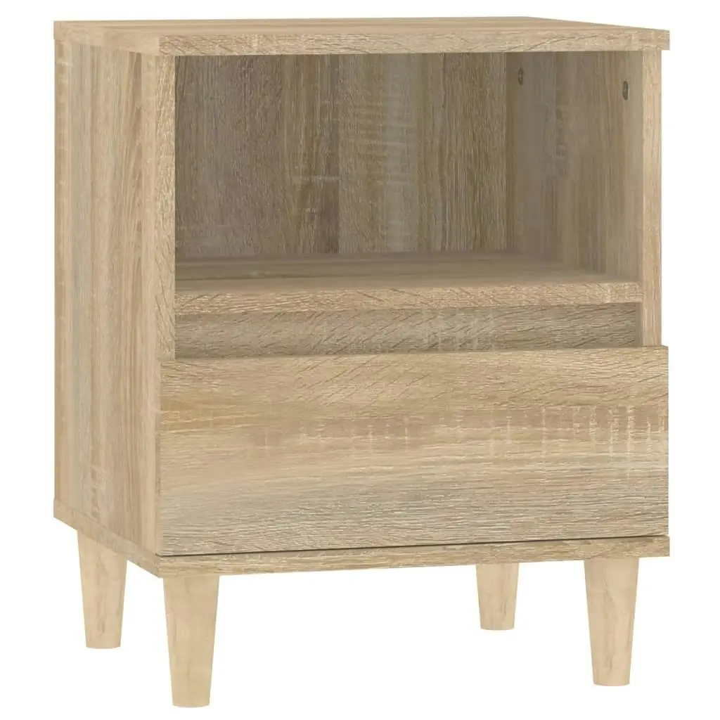 Bedside Cabinets 2 pcs Sonoma Oak 40x35x50 cm 821801