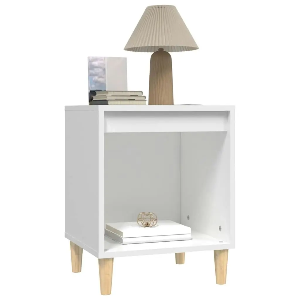 Bedside Cabinets 2 pcs White 40x35x50 cm 821859