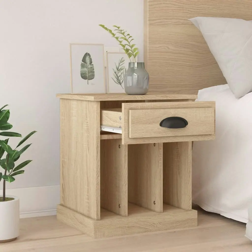 Bedside Cabinets 2 pcs Sonoma Oak 43x36x50 cm 816351