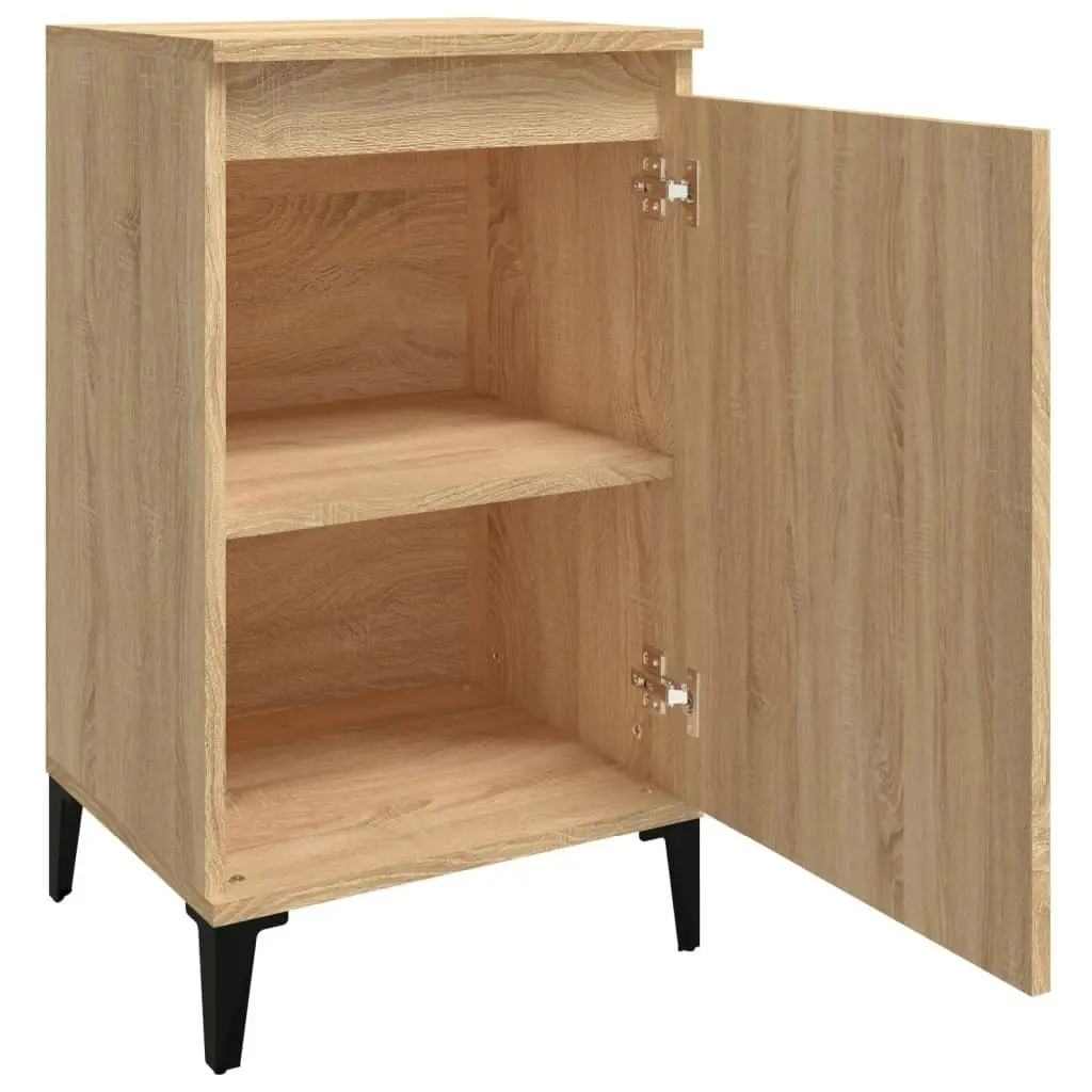 Bedside Cabinets 2 pcs Sonoma Oak 40x35x70 cm Engineered Wood 819651