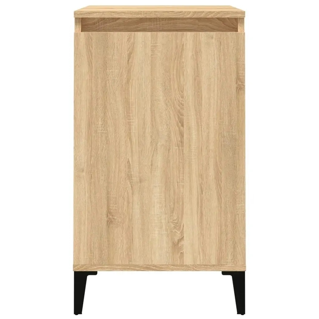 Bedside Cabinets 2 pcs Sonoma Oak 40x35x70 cm Engineered Wood 819651