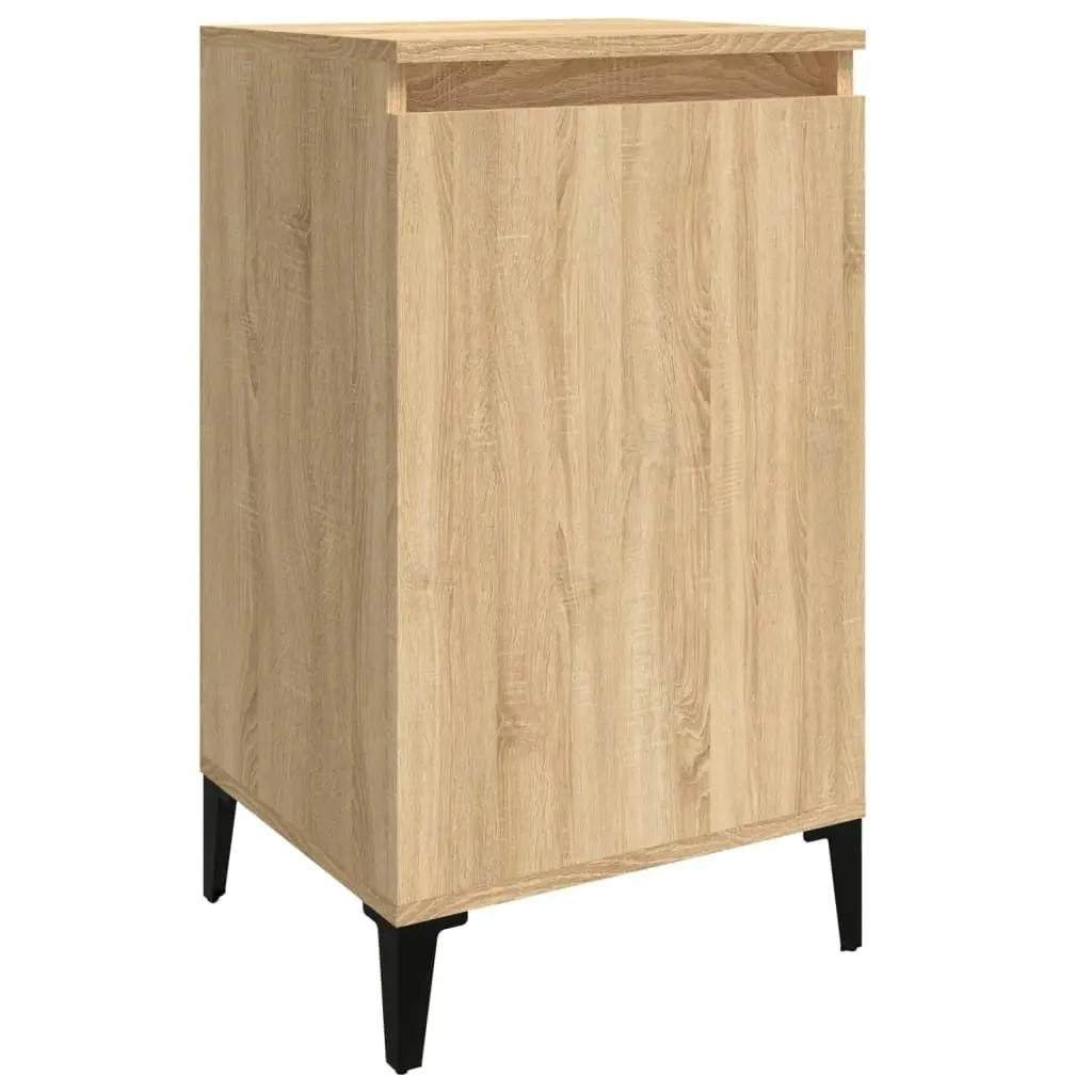 Bedside Cabinets 2 pcs Sonoma Oak 40x35x70 cm Engineered Wood 819651