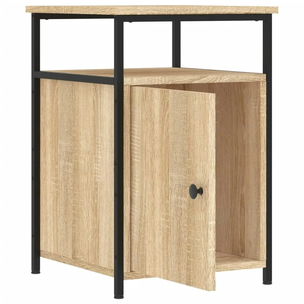 Bedside Cabinets 2 pcs Sonoma Oak 40x42x60 cm Engineered Wood 826036