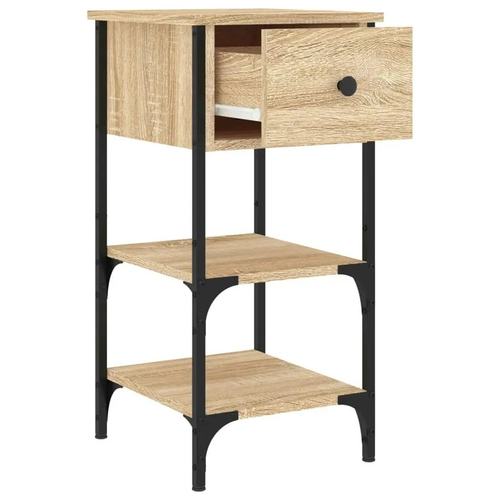 Bedside Cabinets 2 pcs Sonoma Oak 34x36x70 cm Engineered Wood 825976