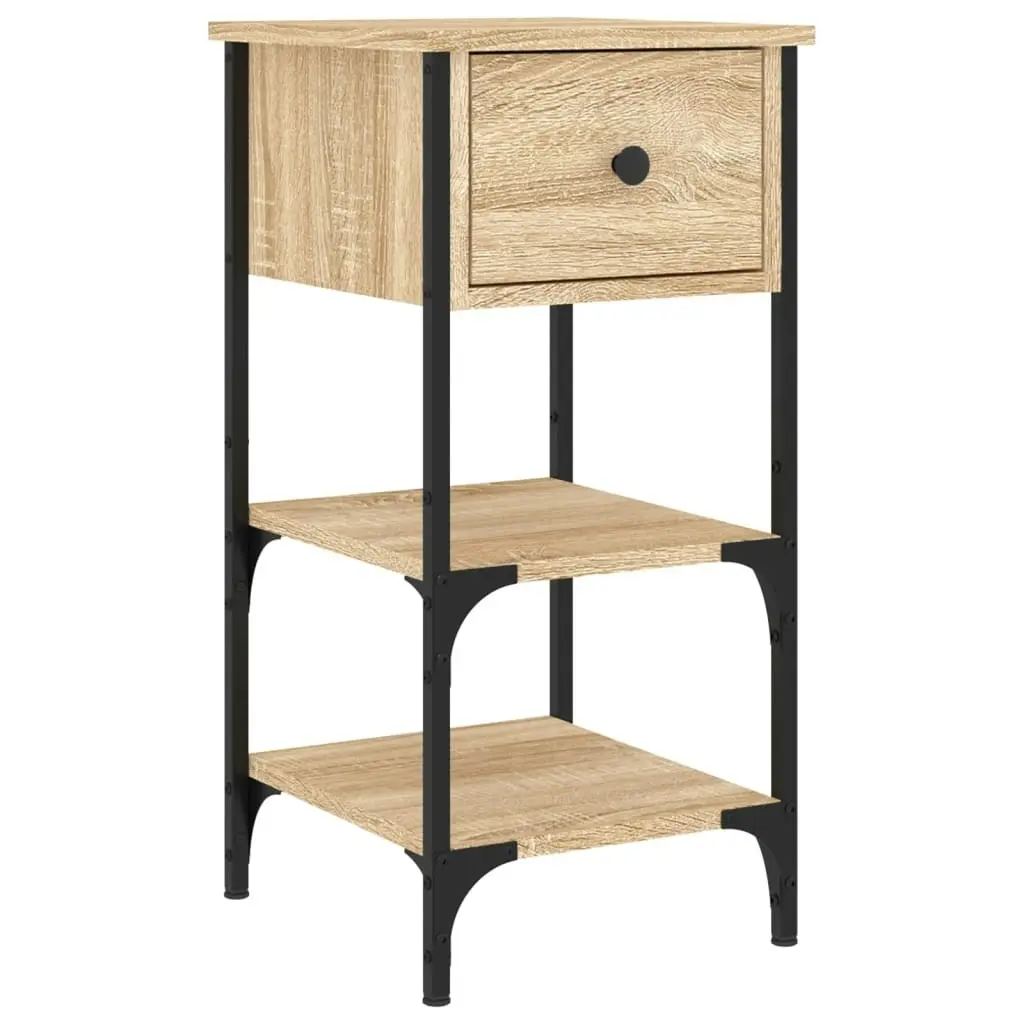 Bedside Cabinets 2 pcs Sonoma Oak 34x36x70 cm Engineered Wood 825976