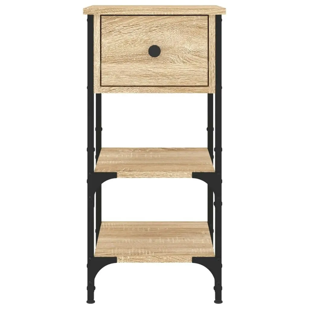 Bedside Cabinets 2 pcs Sonoma Oak 34x36x70 cm Engineered Wood 825976