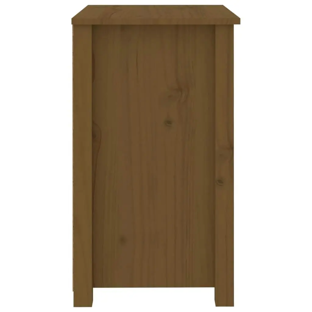 Bedside Cabinets 2 pcs Honey Brown 50x35x61.5 cm Solid Wood Pine 813686