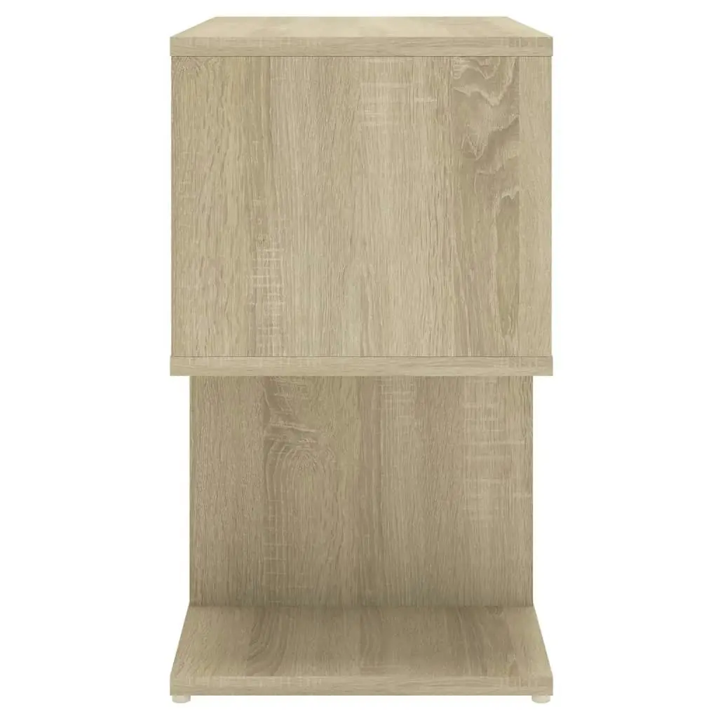 Bedside Cabinets 2 pcs Sonoma Oak 50x30x51.5 cm Engineered Wood 806371