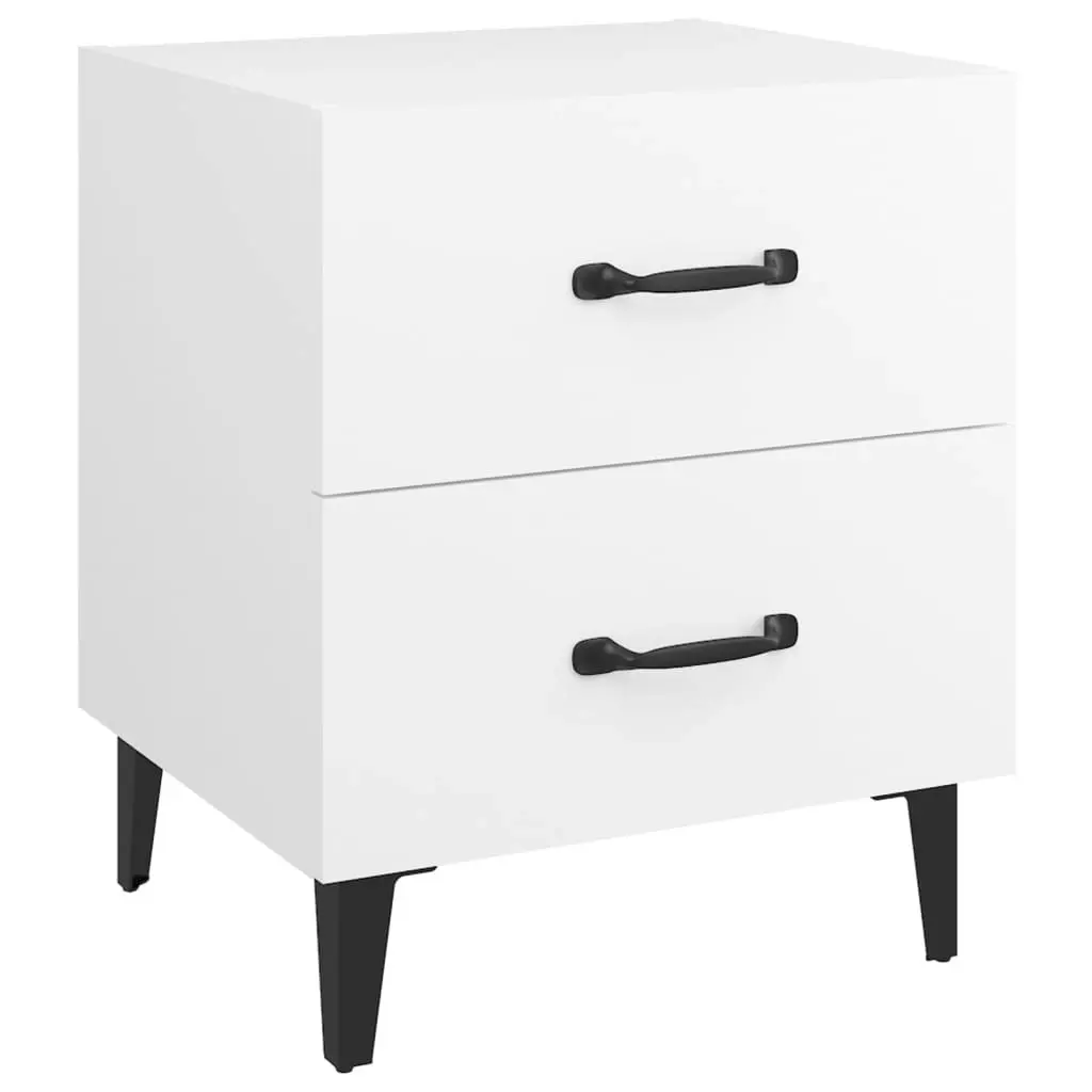 Bedside Cabinets 2pcs White 40x35x47.5 cm 811989