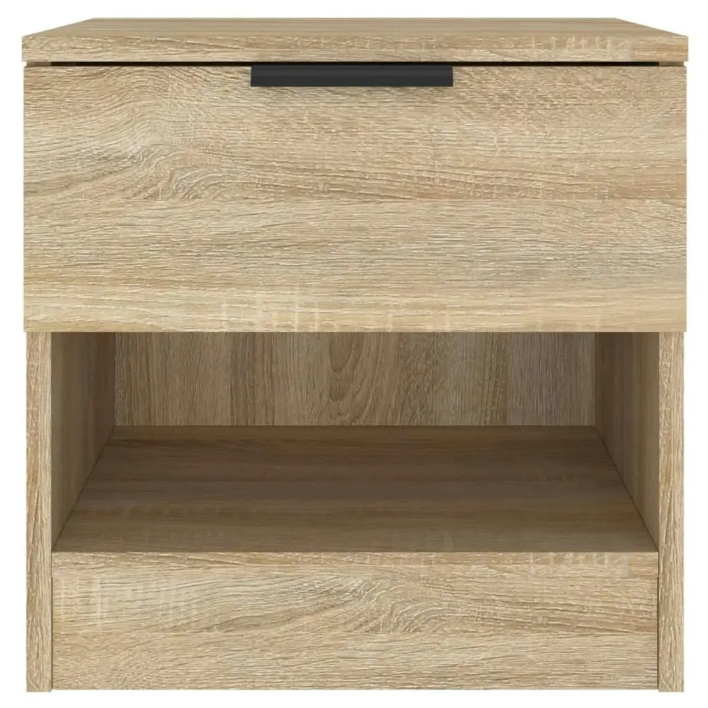 Bedside Cabinets 2 pcs Sonoma Oak Engineered Wood 811257