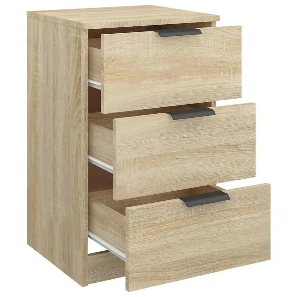 Bedside Cabinets 2 pcs Sonoma Oak 40x36x65 cm 811275