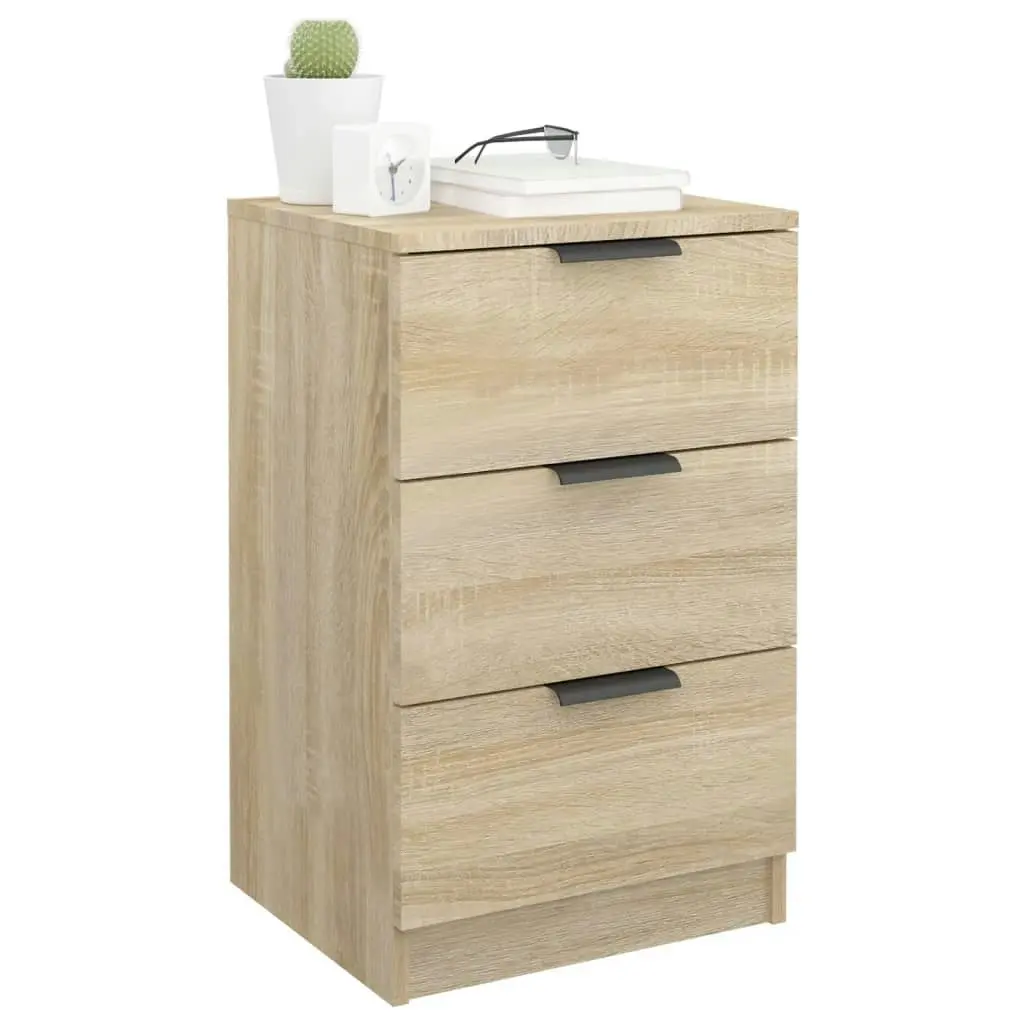 Bedside Cabinets 2 pcs Sonoma Oak 40x36x65 cm 811275