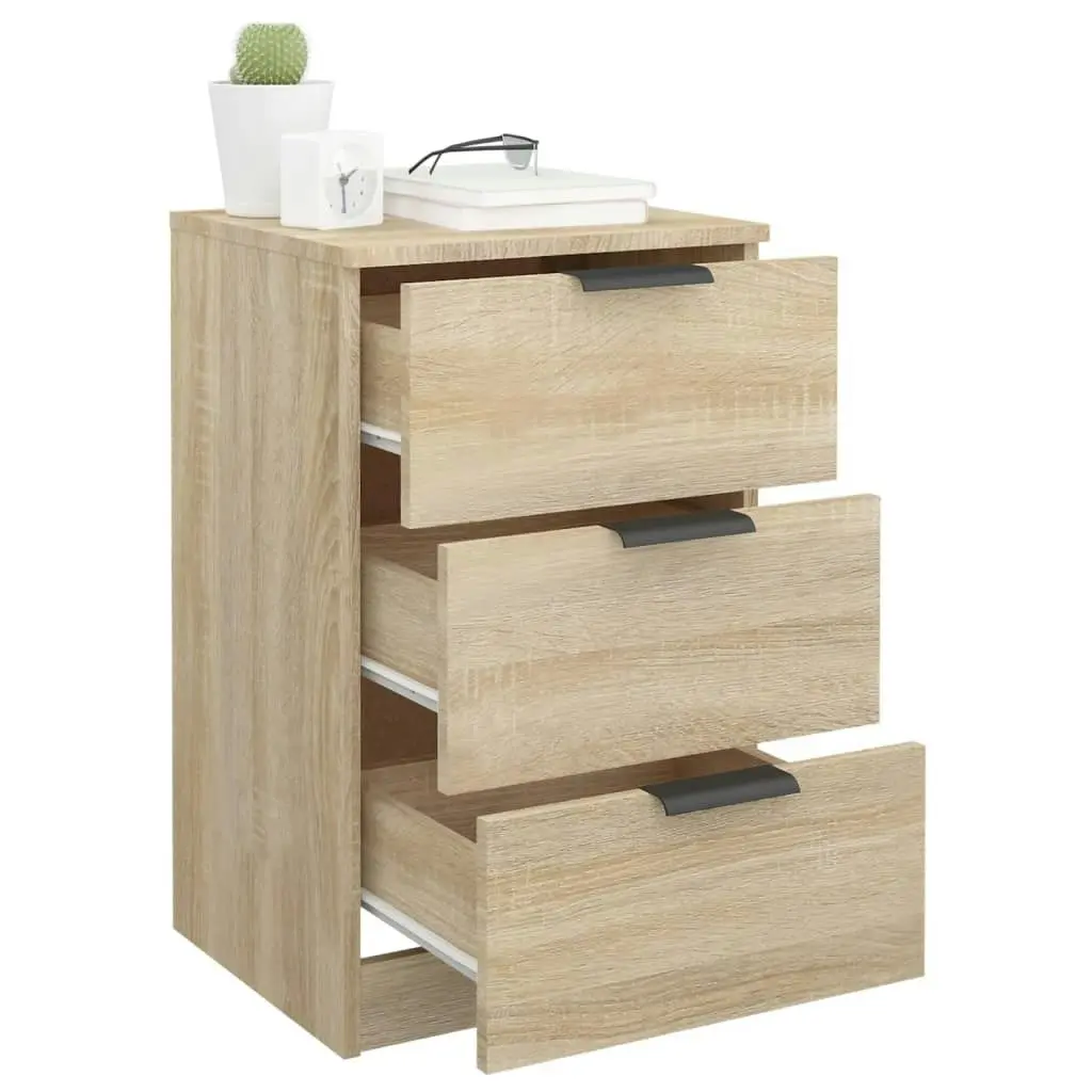 Bedside Cabinets 2 pcs Sonoma Oak 40x36x65 cm 811275