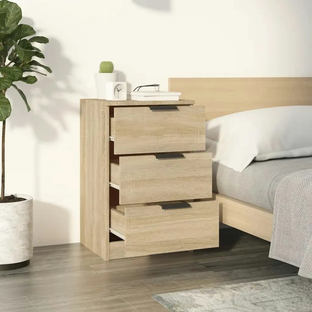 Bedside Cabinets 2 pcs Sonoma Oak 40x36x65 cm 811275