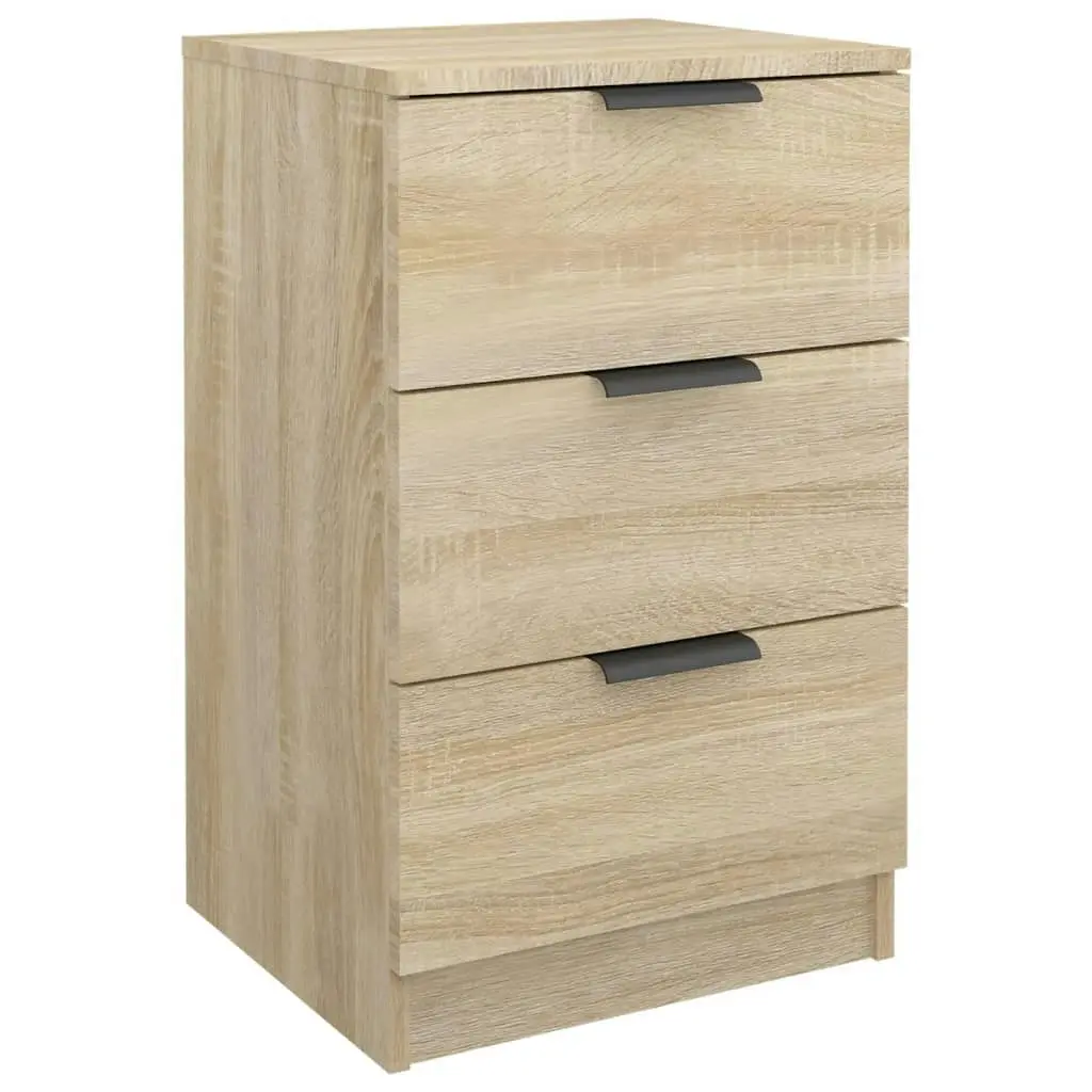 Bedside Cabinets 2 pcs Sonoma Oak 40x36x65 cm 811275