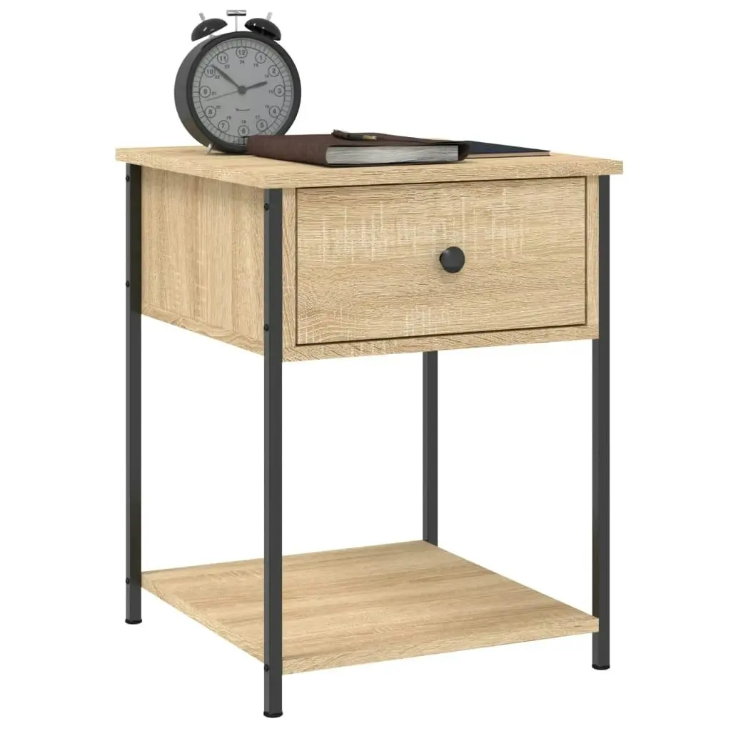 Bedside Tables 2 pcs Sonoma Oak 44x45x58 cm Engineered Wood 825846