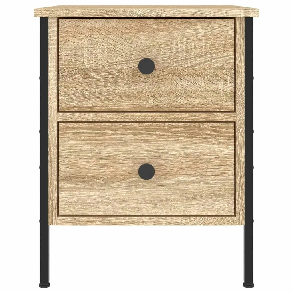 Bedside Cabinets 2 pcs Sonoma Oak 40x42x50 cm Engineered Wood 825986