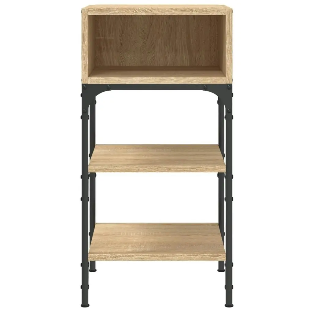 Bedside Table Sonoma Oak 35x34.5x70 cm Engineered Wood 825885