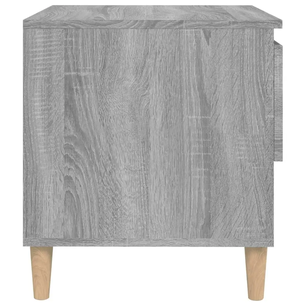 Bedside Tables 2 pcs Grey Sonoma 50x46x50 cm Engineered Wood 819545