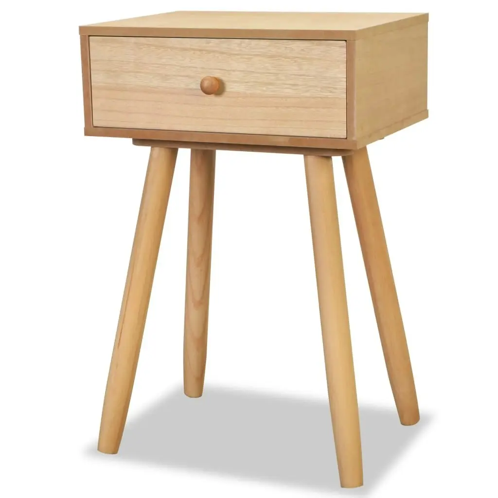 Bedside Tables 2 pcs Solid Pinewood 40x30x61 cm Brown 244742