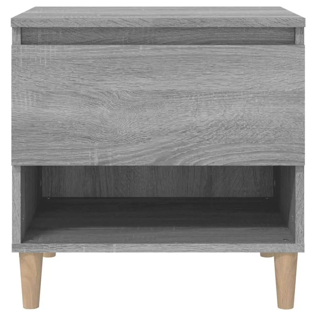 Bedside Table Grey Sonoma 50x46x50 cm Engineered Wood 819544