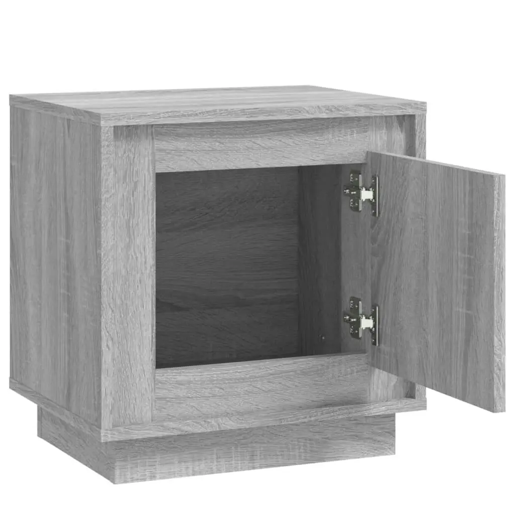 Bedside Cabinets 2 pcs Grey Sonoma 44x35x45 cm Engineered Wood 819849