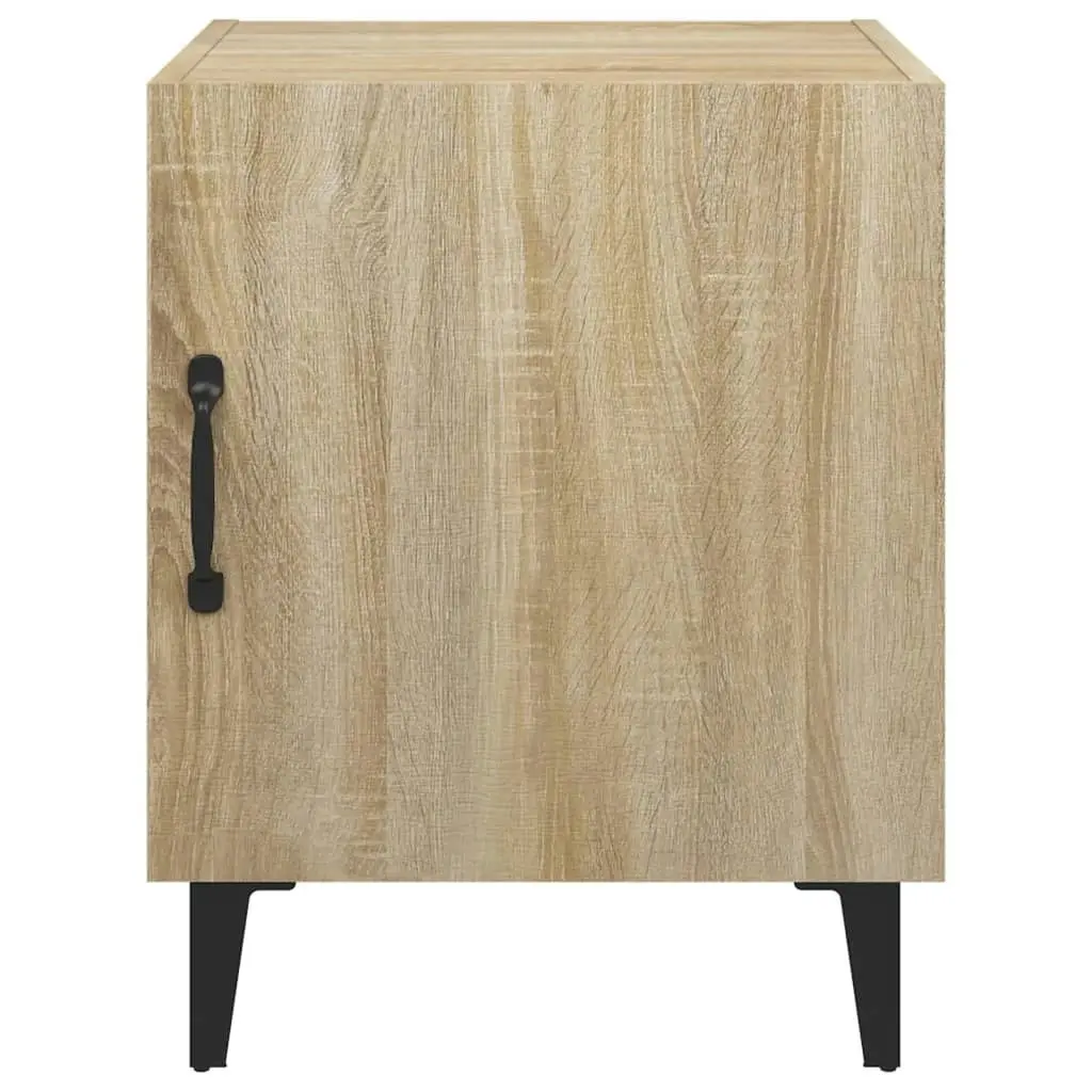 Bedside Cabinets 2 pcs Sonoma Oak Engineered Wood 812067