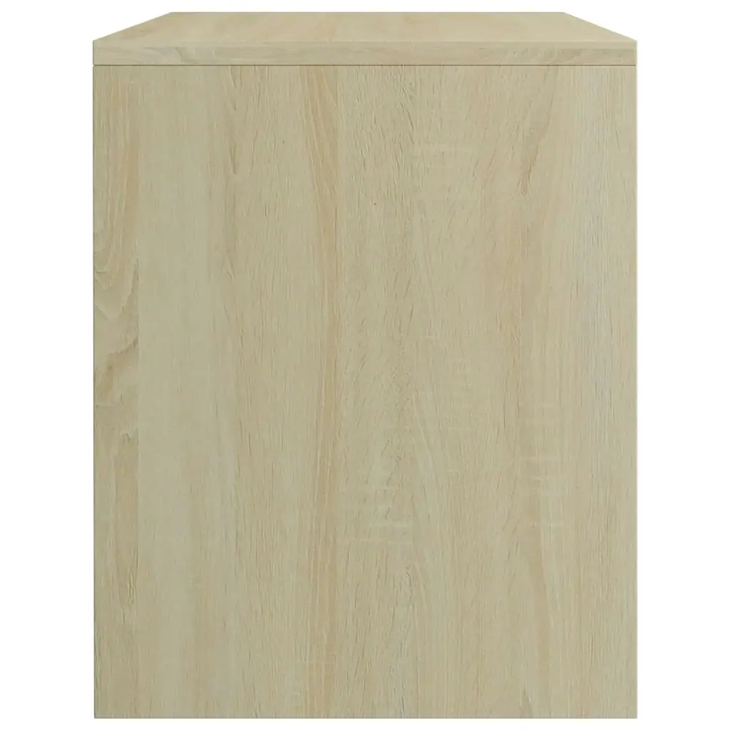 Bedside Cabinets 2 pcs White and Sonoma Oak 40x30x40 cm 800020