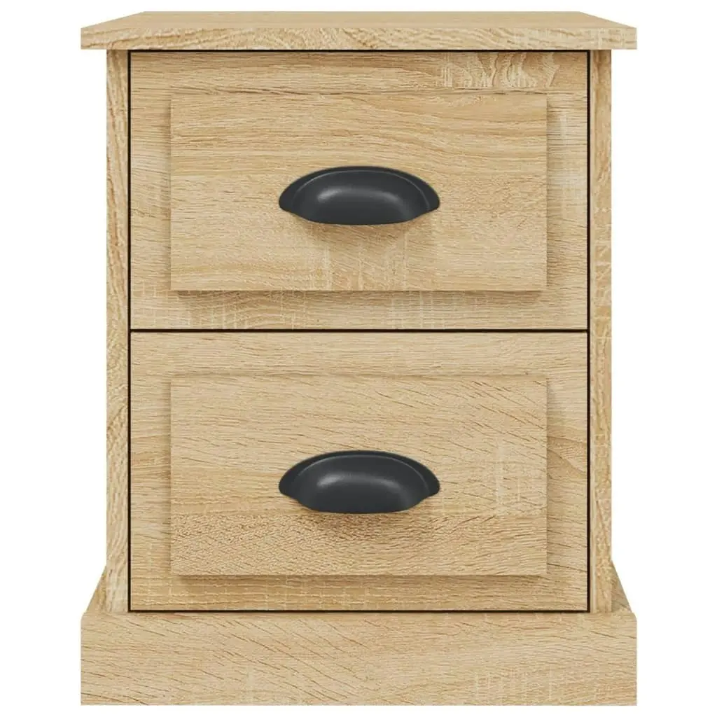 Bedside Cabinets 2 pcs Sonoma Oak 39x39x47.5 cm Engineered Wood 816151