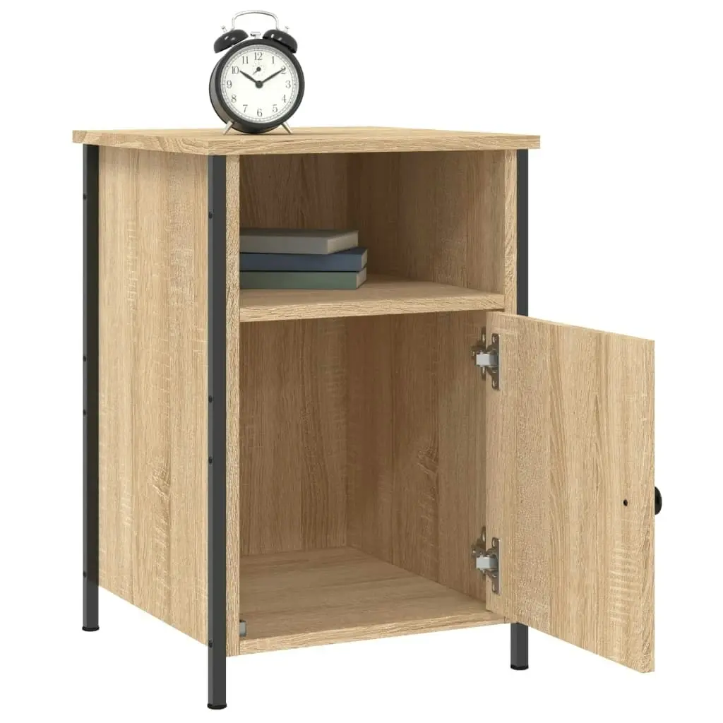 Bedside Cabinets 2 pcs Sonoma Oak 40x42x60 cm Engineered Wood 825916