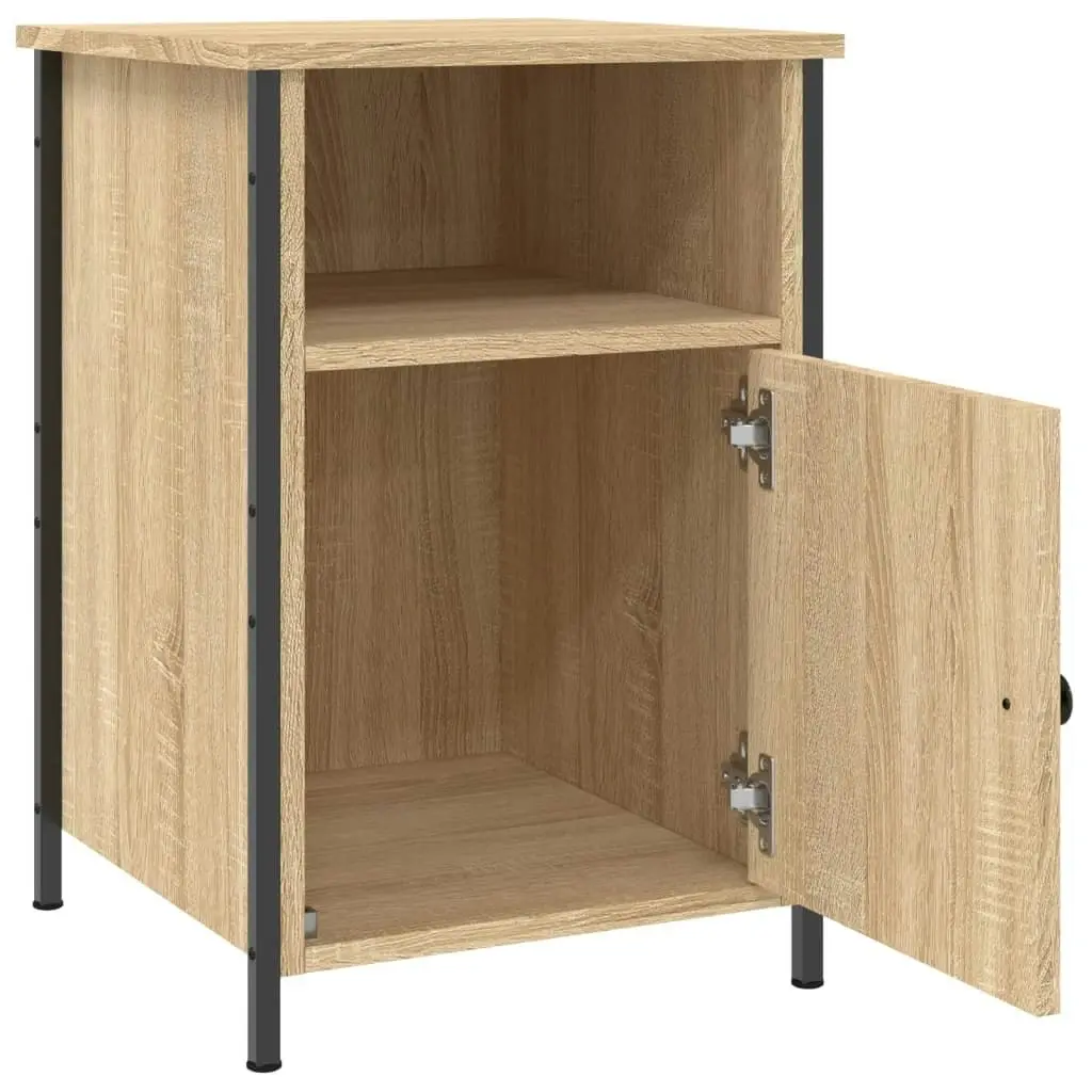 Bedside Cabinets 2 pcs Sonoma Oak 40x42x60 cm Engineered Wood 825916