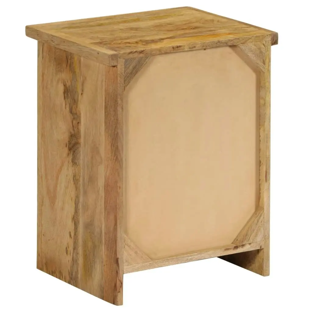 Bedside Table Solid Mango Wood 40x30x50 cm 246152