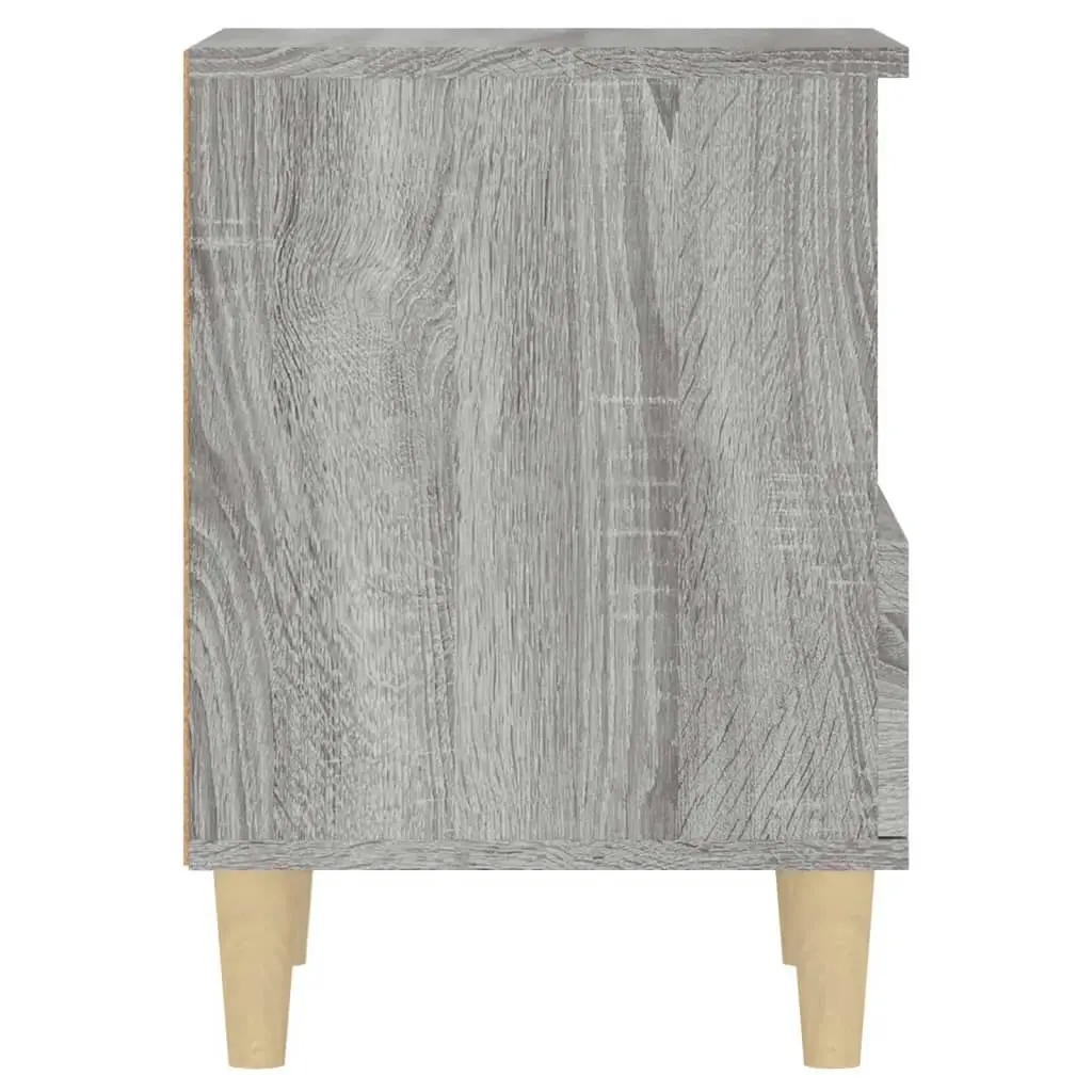 Bedside Cabinets 2 pcs Grey Sonoma 40x35x50 cm 821807