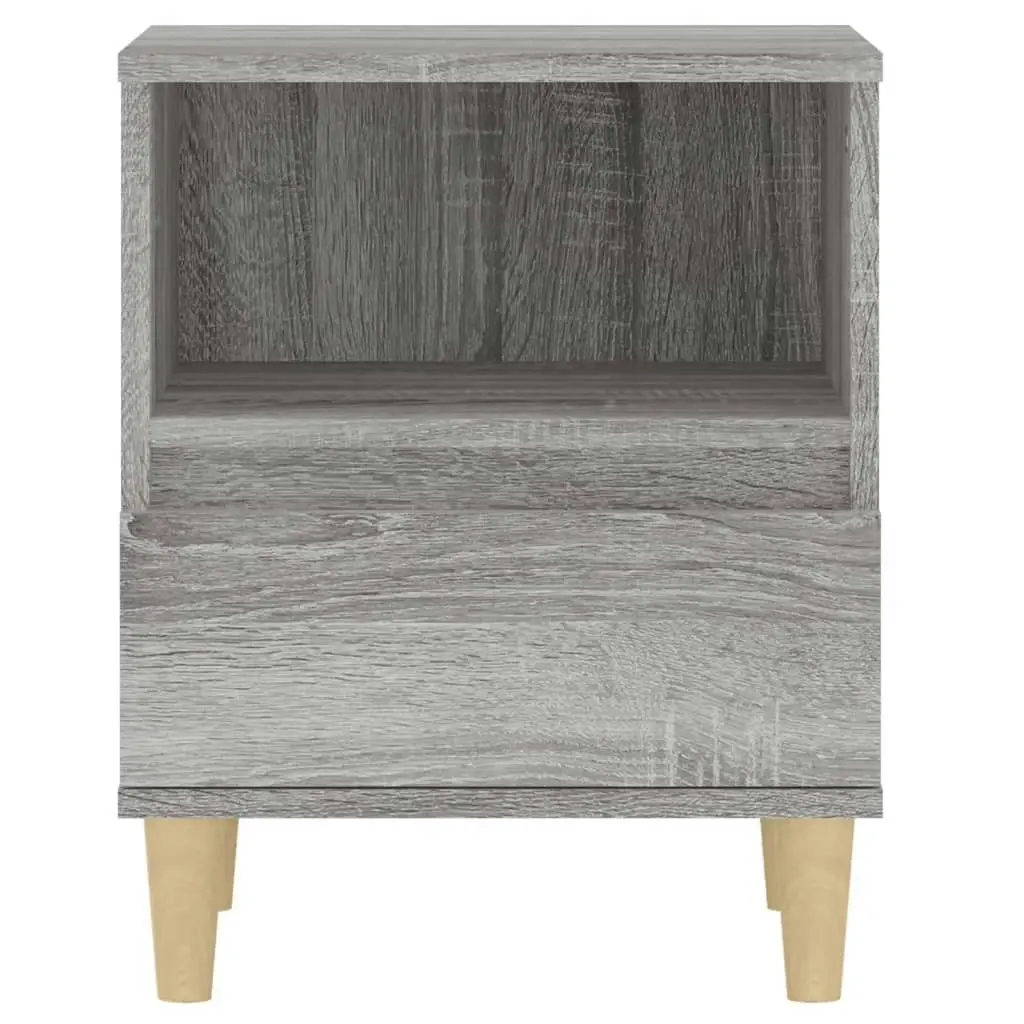 Bedside Cabinets 2 pcs Grey Sonoma 40x35x50 cm 821807