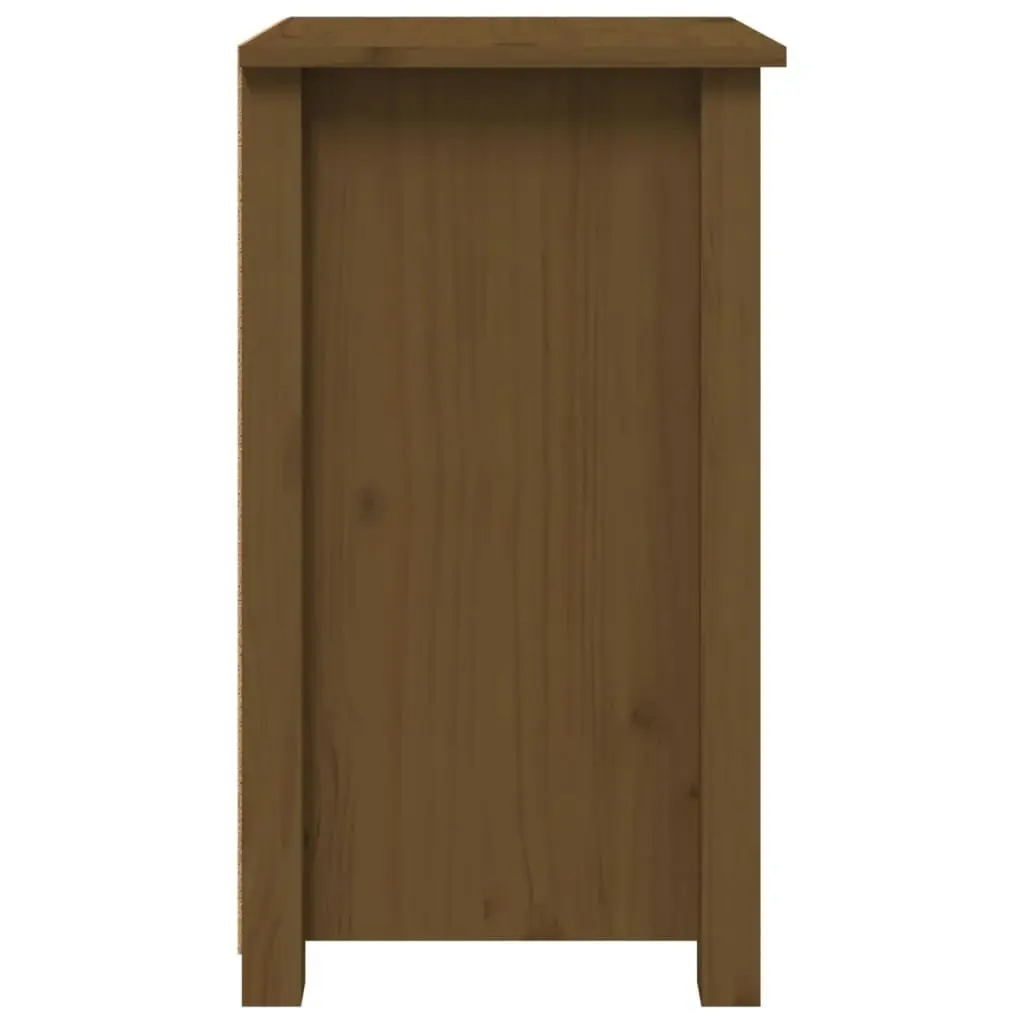 Bedside Cabinets 2 pcs Honey Brown 40x35x61.5 cm Solid Wood Pine 813706