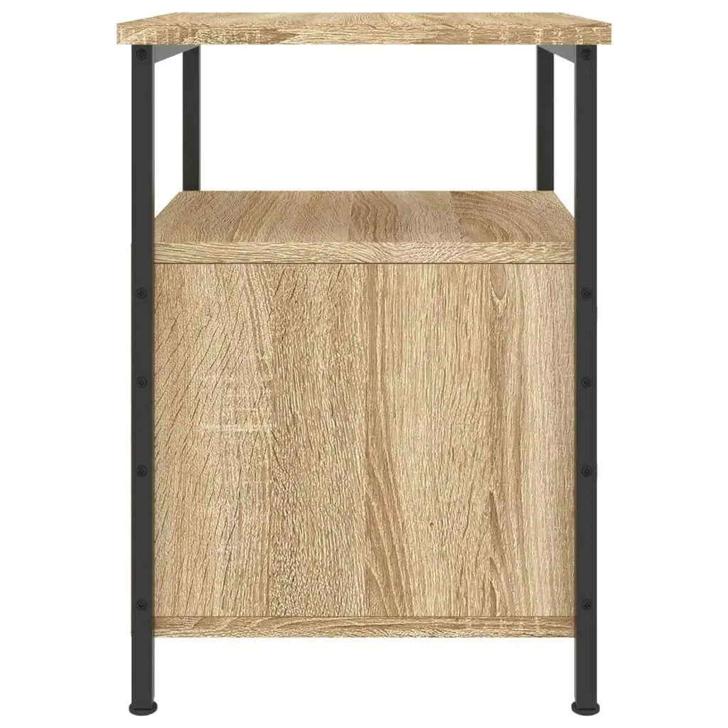 Bedside Cabinets 2 pcs Sonoma Oak 34x35.5x50 cm Engineered Wood 826016