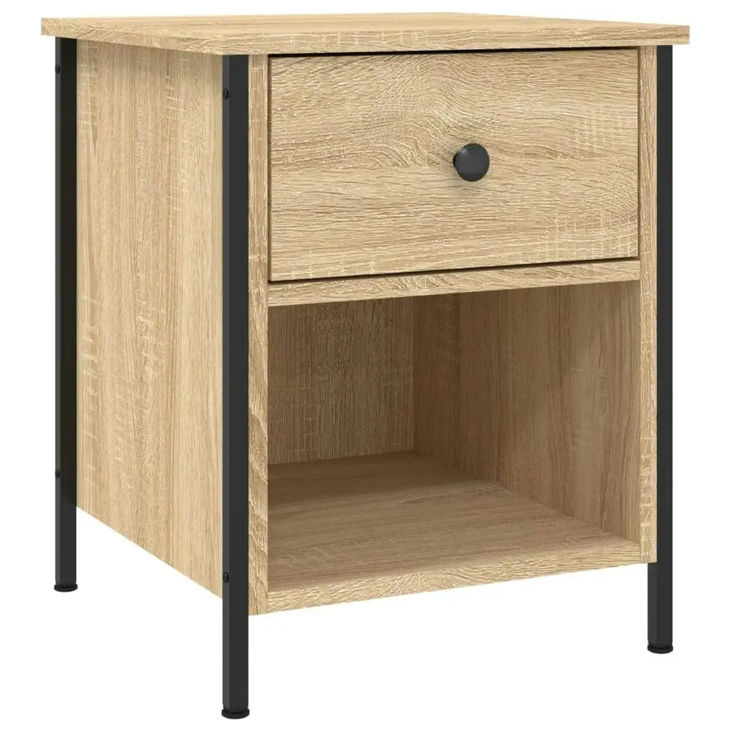 Bedside Cabinets 2 pcs Sonoma Oak 40x42x50 cm Engineered Wood 825936