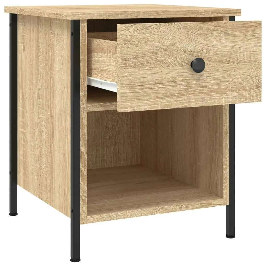 Bedside Cabinets 2 pcs Sonoma Oak 40x42x50 cm Engineered Wood 825936