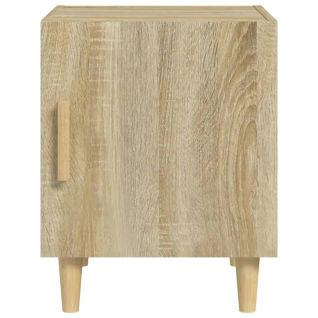 Bedside Cabinets 2 pcs Sonoma Oak Engineered Wood 812049