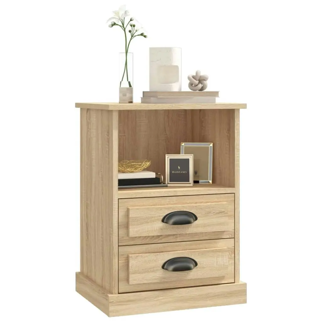 Bedside Cabinets 2 pcs Sonoma Oak 43x36x60 cm 816335