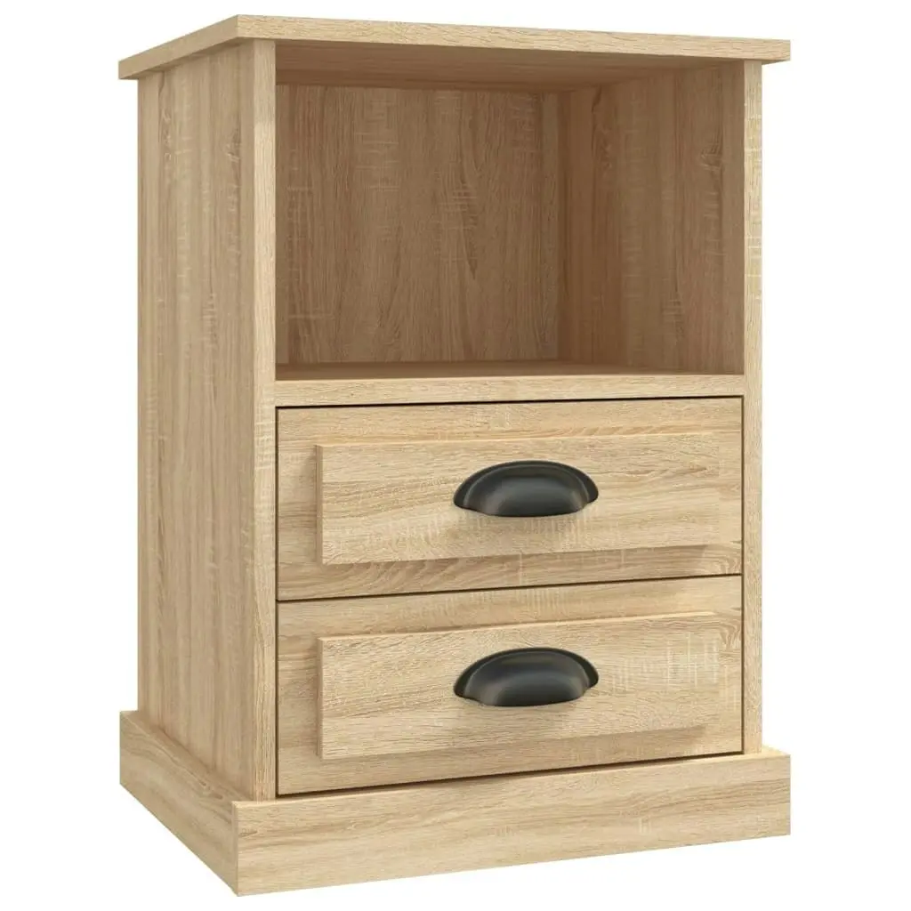 Bedside Cabinets 2 pcs Sonoma Oak 43x36x60 cm 816335