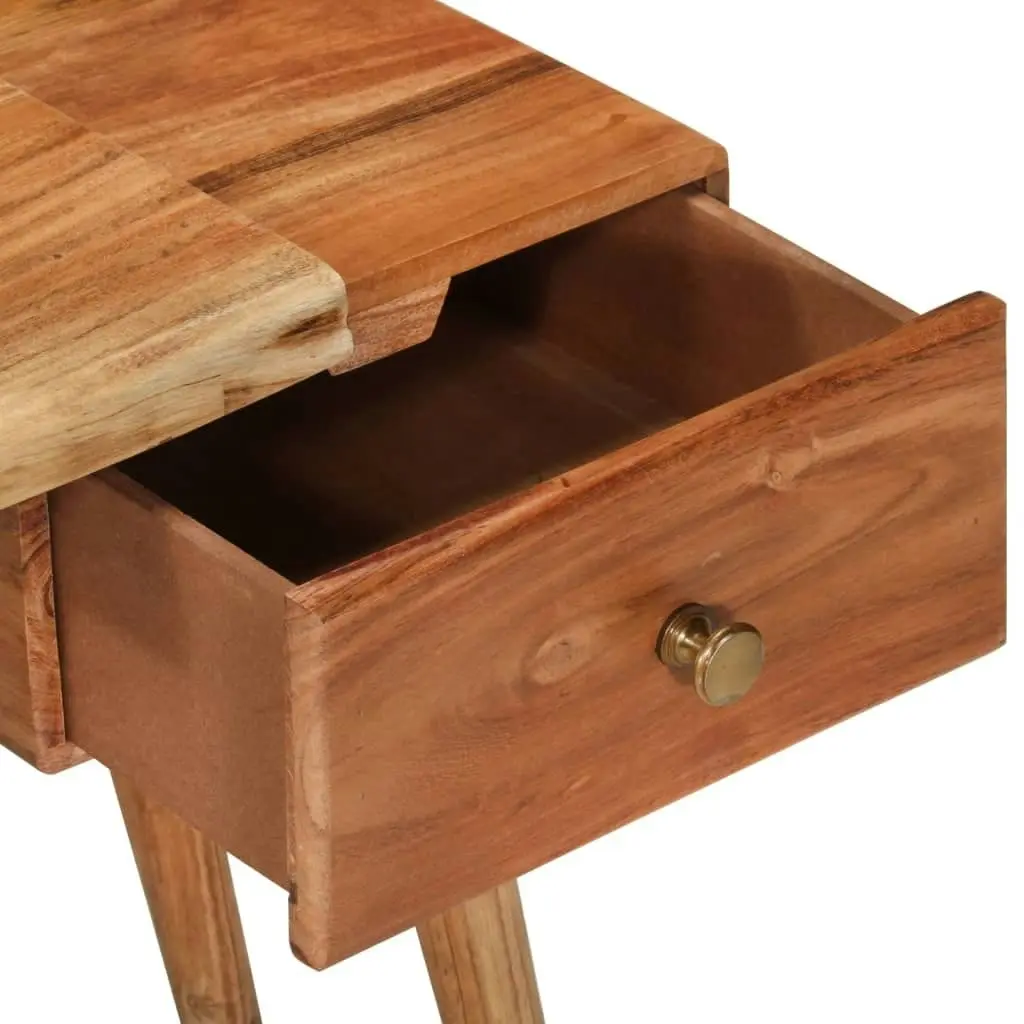 Bedside Table Solid Acacia Wood 45x32x55 cm 245662