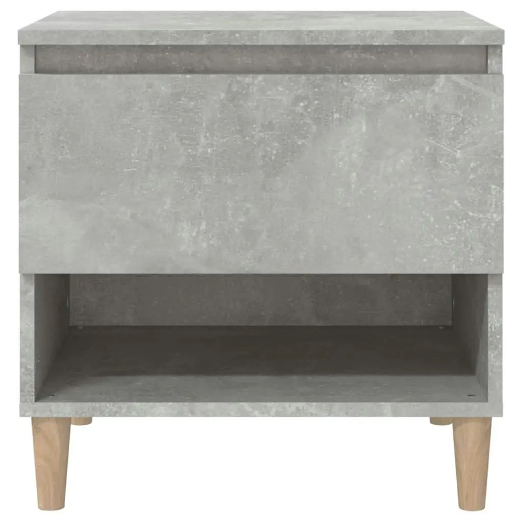 Bedside Tables 2 pcs Concrete Grey 50x46x50 cm Engineered Wood 819541