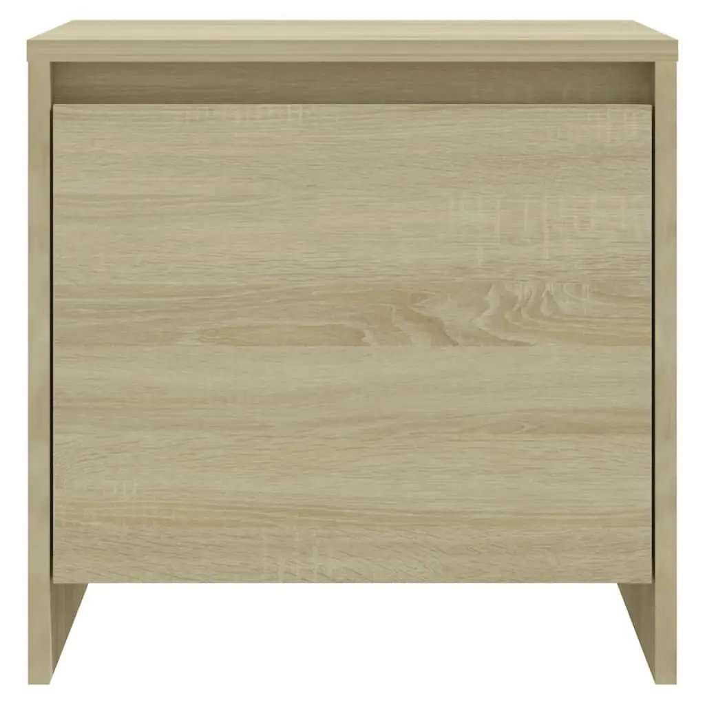 Bedside Cabinets 2 pcs Sonoma Oak 45x34x44.5 cm Engineered Wood 809870