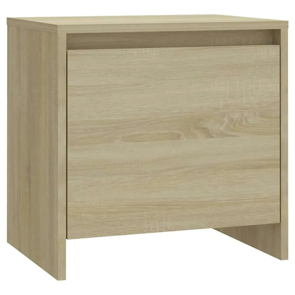 Bedside Cabinets 2 pcs Sonoma Oak 45x34x44.5 cm Engineered Wood 809870