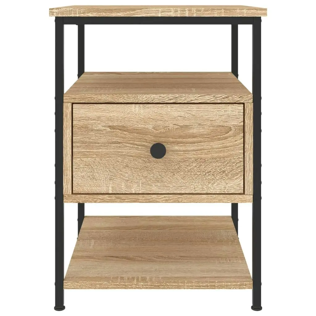 Bedside Cabinets 2 pcs Sonoma Oak 40x42x56 cm Engineered Wood 826026