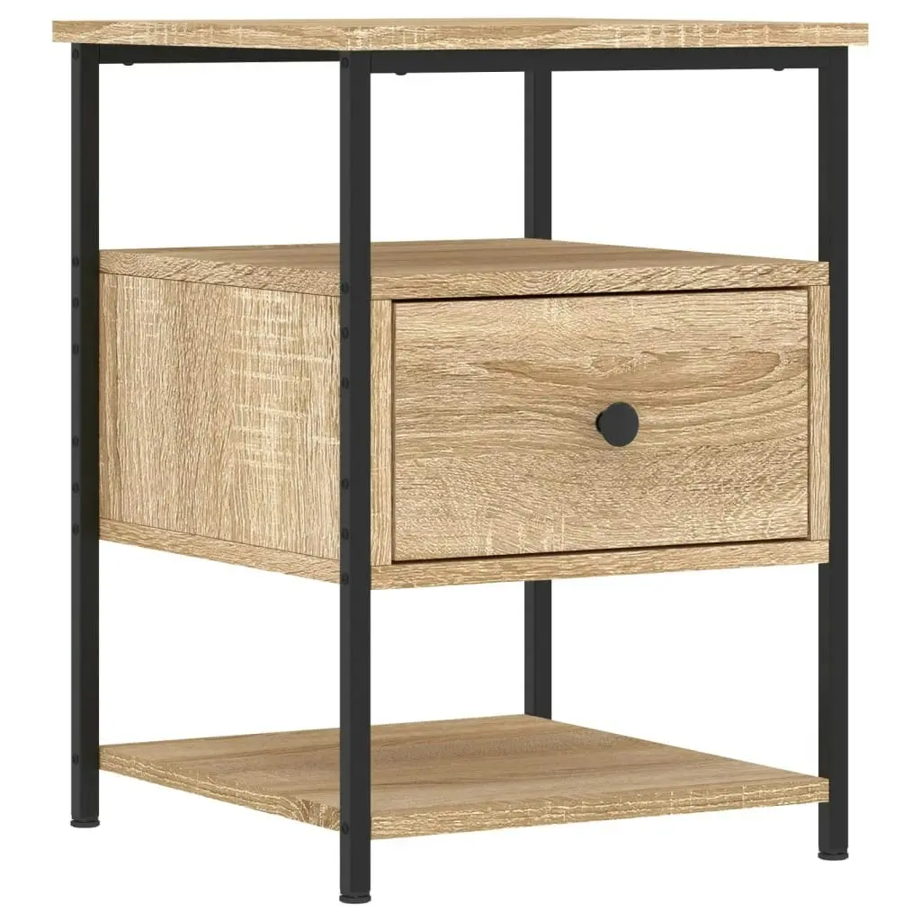 Bedside Cabinets 2 pcs Sonoma Oak 40x42x56 cm Engineered Wood 826026